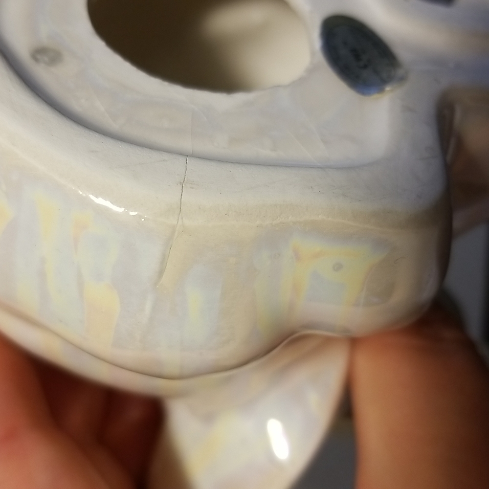 Handpainted Iridescent Elephant - Picture 8 of 9
